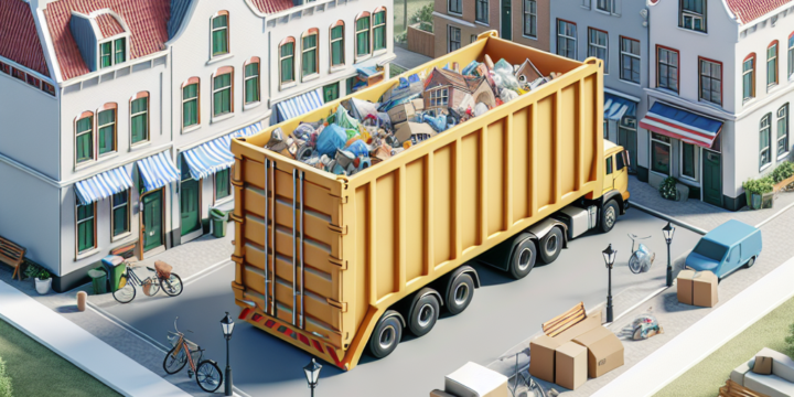 Container afzetbak huren in Zevenhuizen voor een schoon project